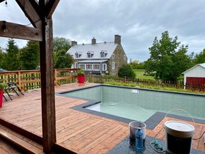 Piscine et plage