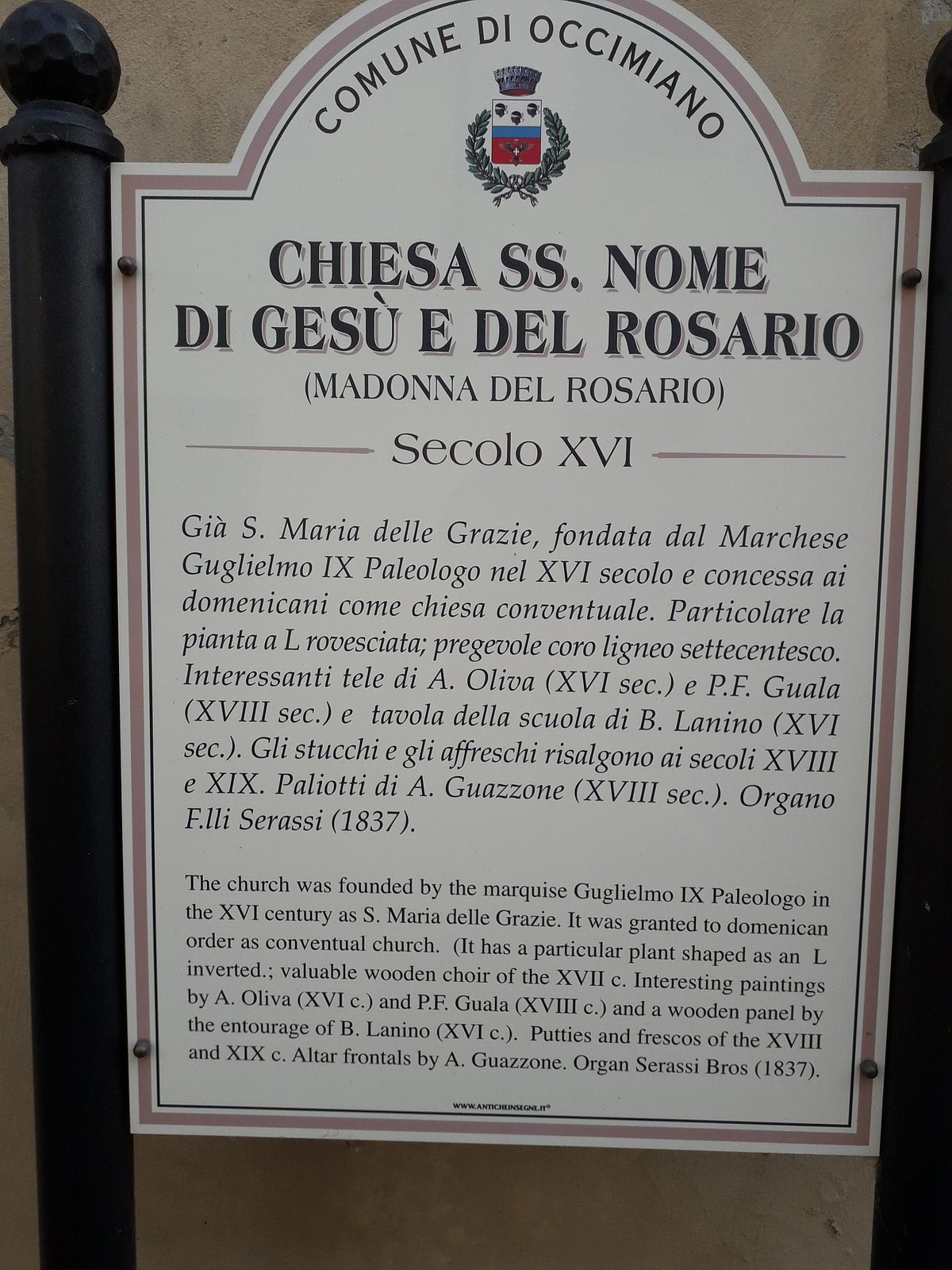 Chiesa Del Ss. Nome Di Gesù e Del Rosario (Occimiano): All You Need to Know