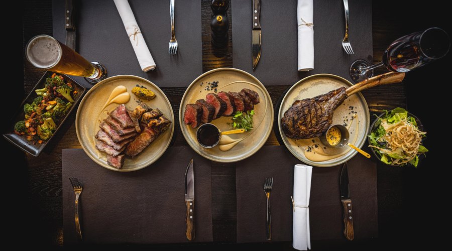 Portlander's Signatures - 28-day dry aged pasture fed sirloin, ‘The Chateau’,  and the ‘Tomahawk Ribeye’ 