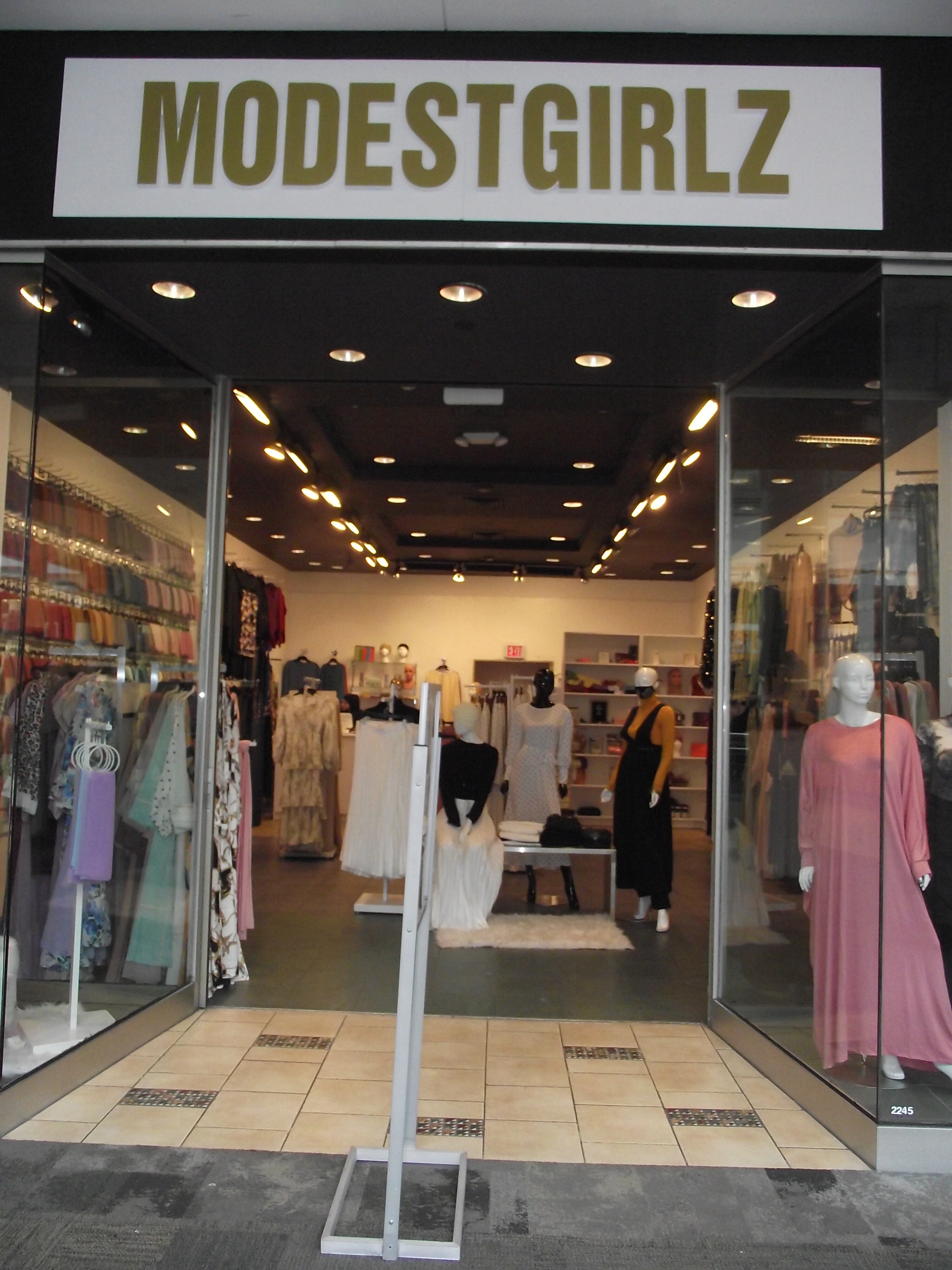 modest store