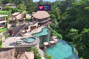 Aksari Resort Ubud by Ini Vie Hospitality in Kenderan, image may contain: Hotel, Resort, Pool, Swimming Pool
