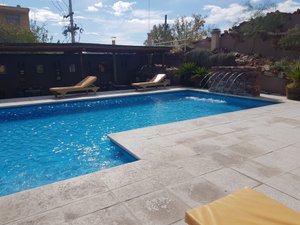 Piscina y playa