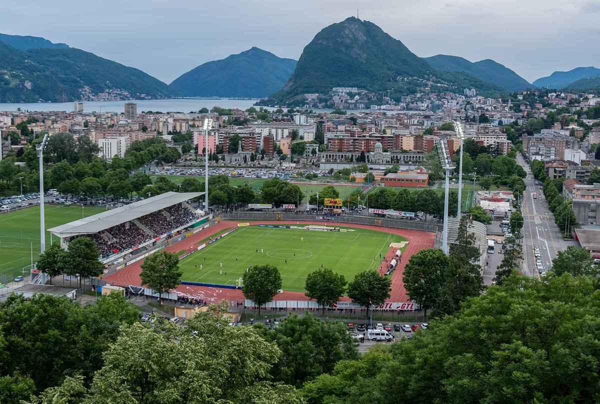 Cornaredo Stadium of Lugano City, Switzerland Editorial Photo - Image of  ground, european: 163916121