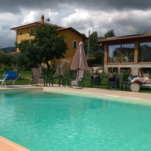 Vista dalla piscina