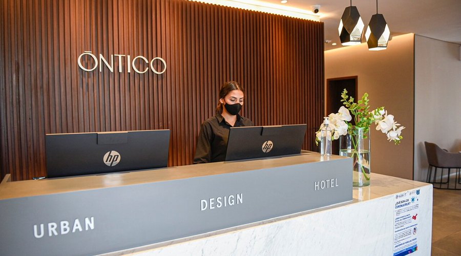 Recepción del hotel