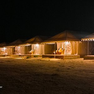 Amazing Desert Camp Jaisalmer - Nights view