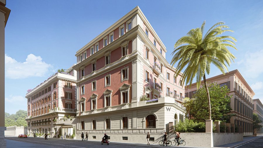 Historic palazzo on the outside, a bold interpretation of luxury inside.