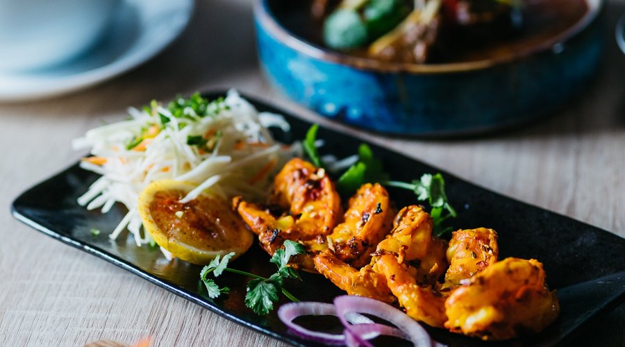 Tandoori tiger prawn