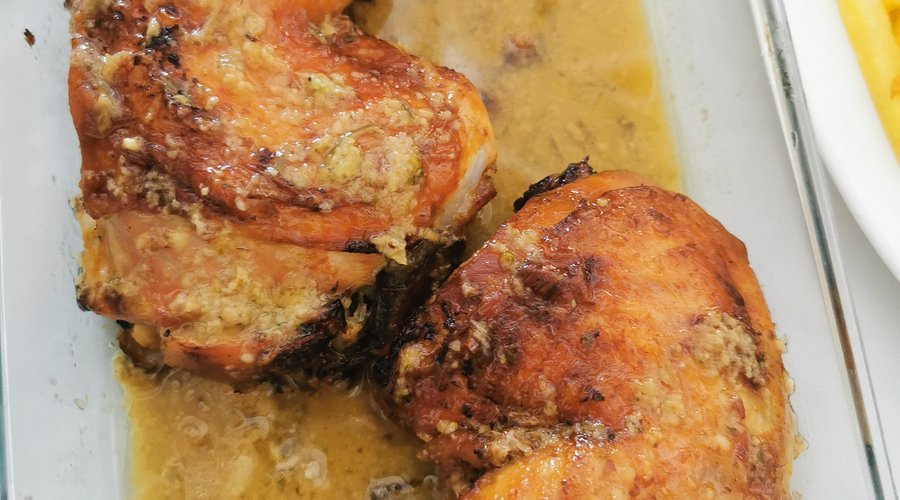 Pollo asado.