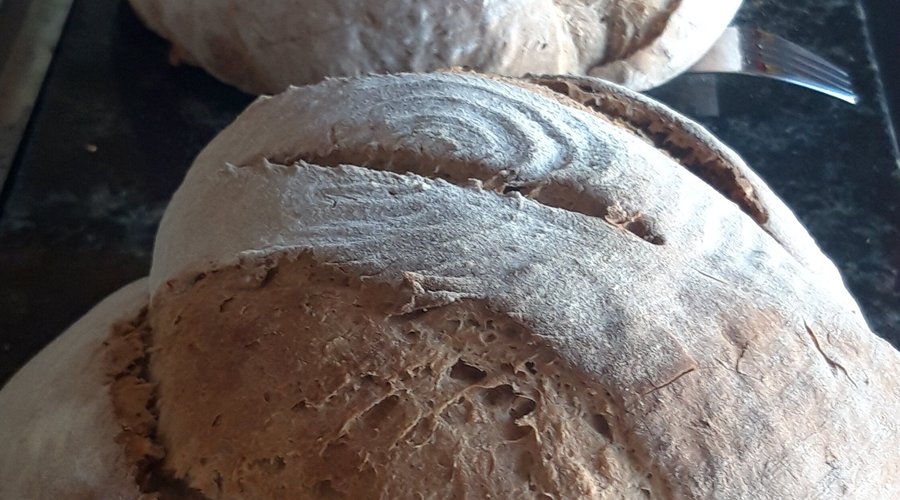 Unser selbsgebackenens Holzofenbrot