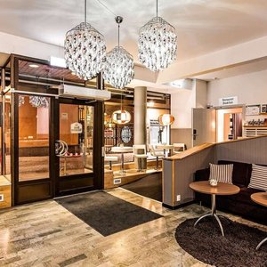 Spacious lobby