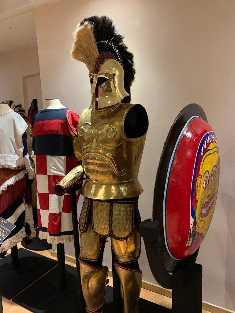 ancient spartan armor museum