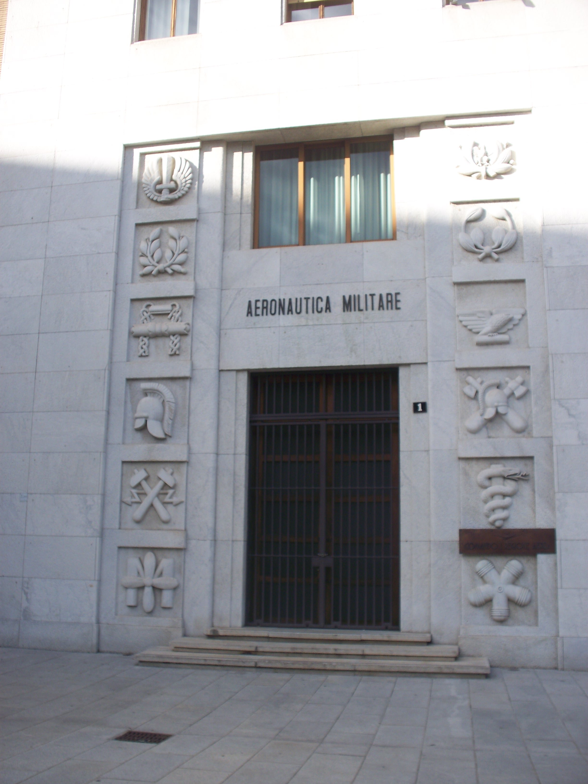 PALAZZO DEL COMANDO AERONAUTICO MILITARE Tutto quello che c da