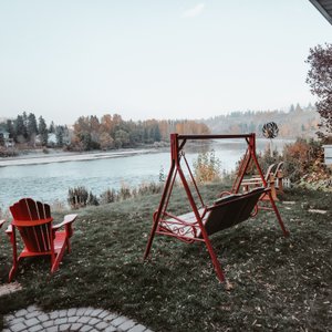 Riverview backyard