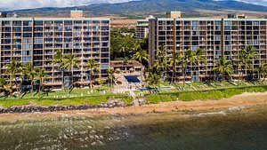 Aston Mahana at Kaanapali in Maui, image may contain: Condo, Resort, Hotel, Building Complex