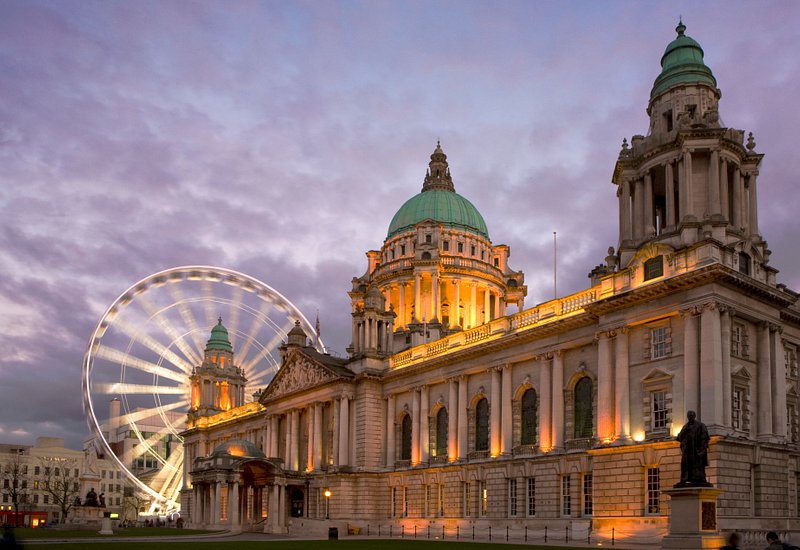 The City Hall Belfast and the 'Belfast Eye'