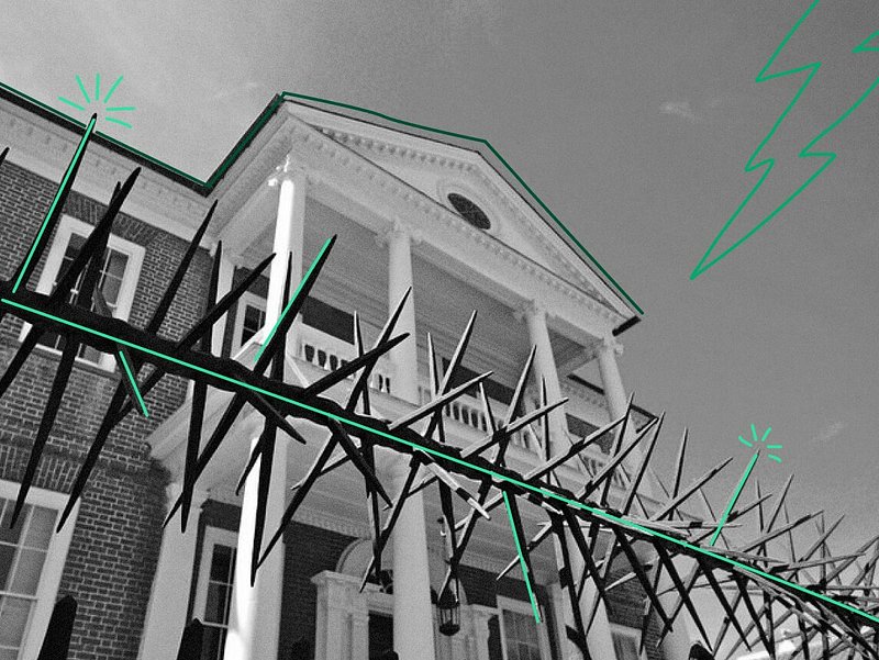 Photo of historic Charleston building