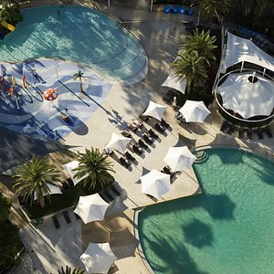 Ariel view of RACV Royal Pines Resort