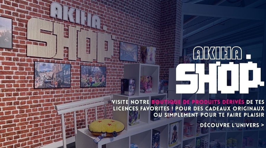 Akiha Shop, boutique de produits dérivés, boutique de cadeaux