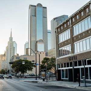 SOVA Micro-Room & Social Hotel in Dallas, image may contain: City, Urban, Cityscape, Street