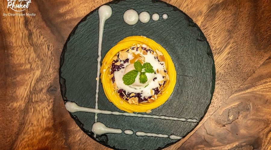 Mango sticky rice 2.0 pie signature by chief Paul