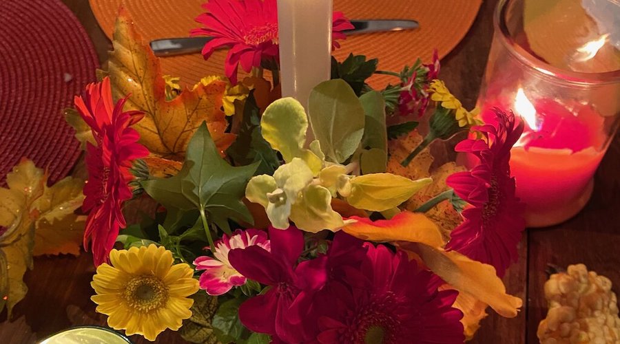 Flowers from new garden