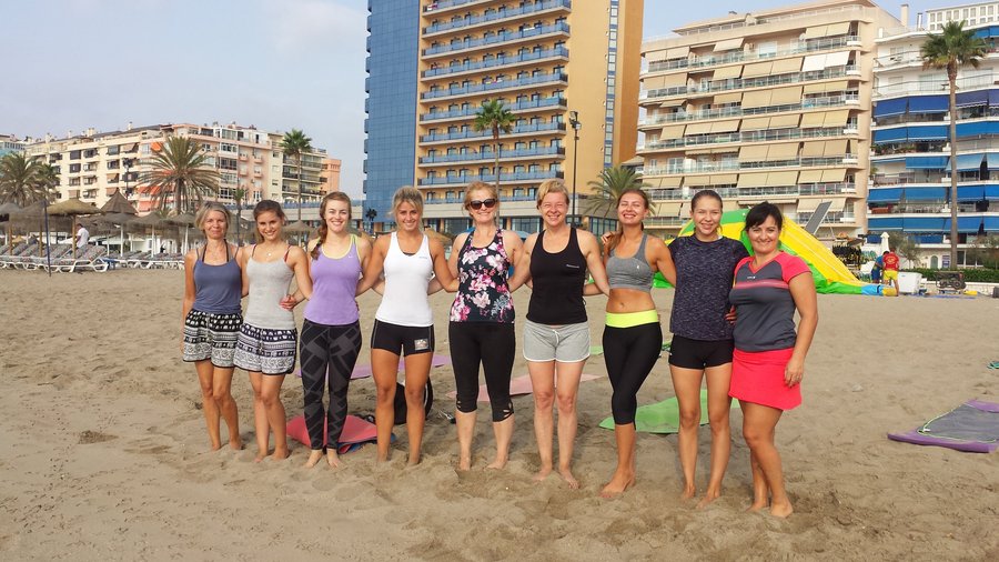 Vinyasa flow yoga with Rachael in Mijas, Spain