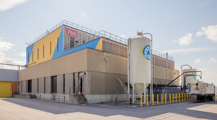 Our space! This location is an active, large scale brewery producing a range of beer selections. Our public entrance to our restaurant Sloop Brewing at the Factory is located up the metal ramp to the right when facing the silo. 