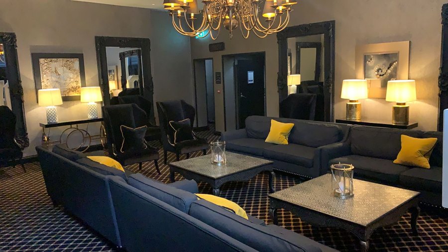 Lounge Area in Private Red Rum Function Room