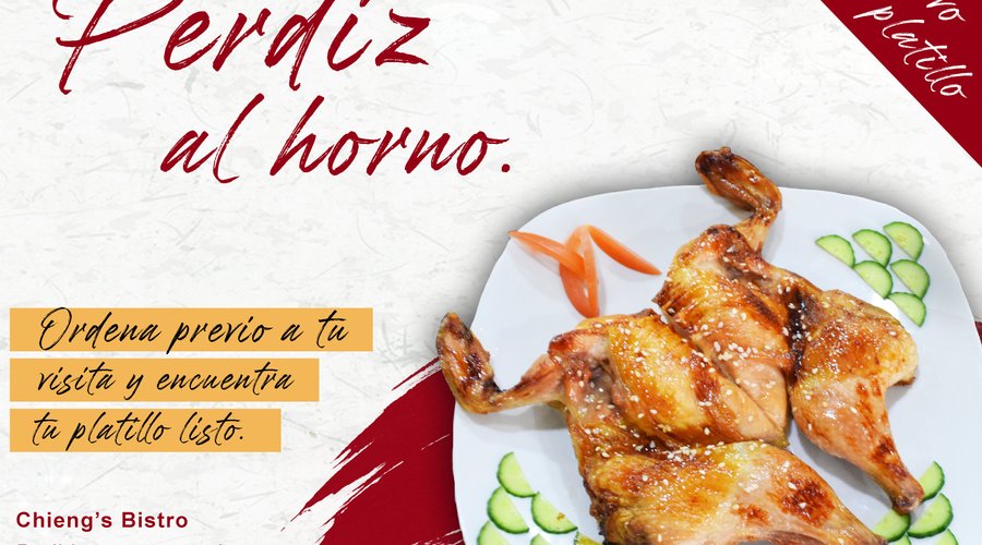 Perdiz al horno estilo Hong Kong.