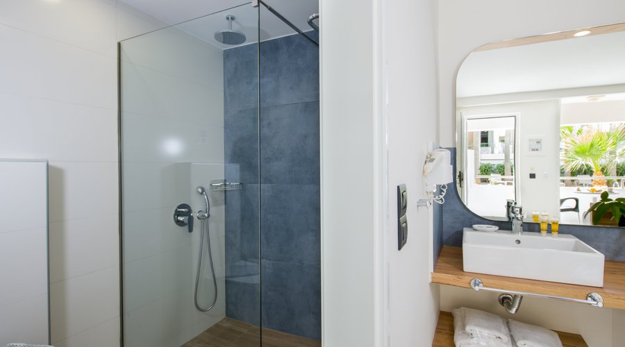 Superior studio/1bedroom apartment bathroom