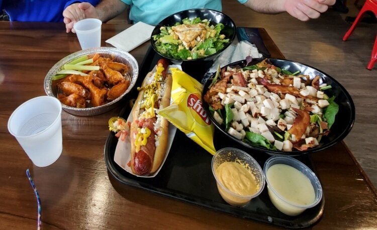 Large portions for lunch