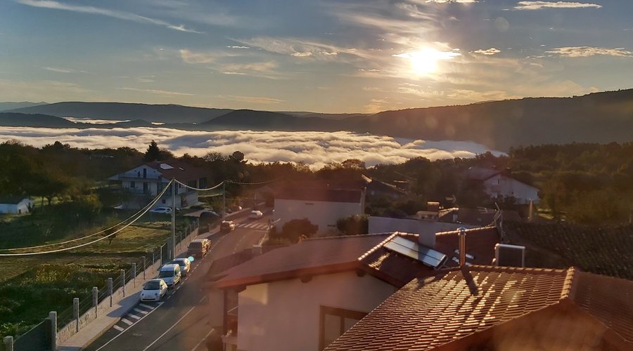 amanecer desde el hotel
