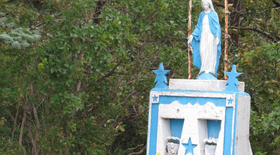 Île de Miscou, Nouveau-Brunswick, Canada - Église catholique Saint-Antoine-de-Padoue (septembre 2021)