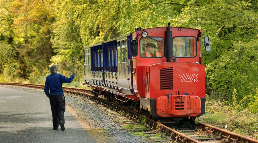 Waterford Suir Valley Railway exits the Magic Wood