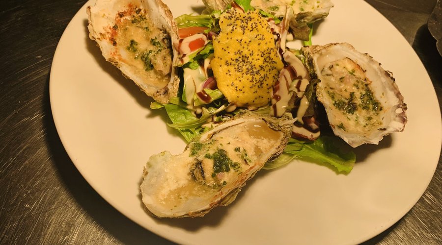 Huîtres gratinée 