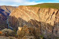 Painted Wall Overlook In Black Canyon Of The Gunnison National Park, C –  georgemillerart