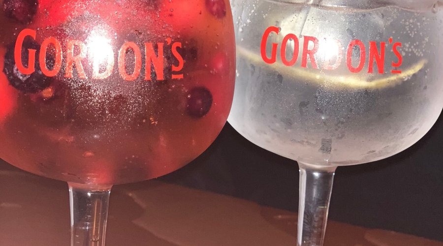 Gin de fruto vermelhos e um gin de lima
