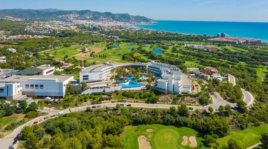 Vista aérea del hotel Dolce Sitges