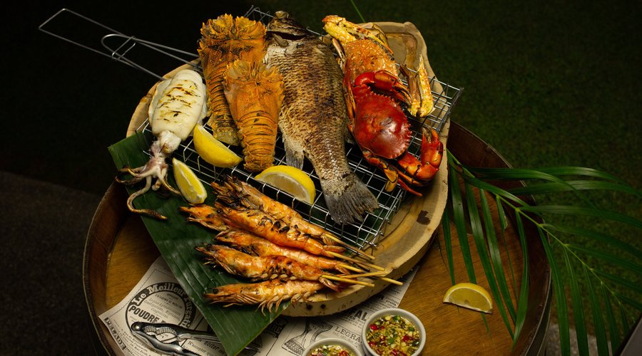 Assorted Grilled Seafood