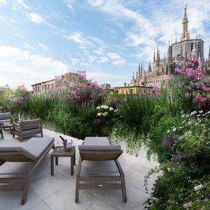 Duomo Luxury Apartments Mi Penthouse Duplex Duomo View render
