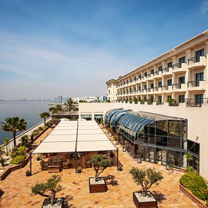 Barceló Concorde Les Berges du Lac in Tunis, image may contain: Hotel, Resort, Condo, Waterfront
