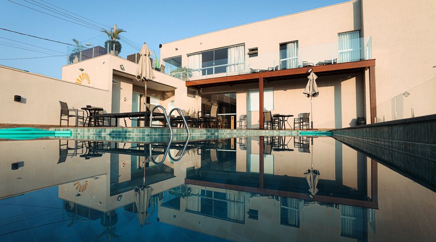 Área da piscina 