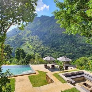 Garden & Infinity pool