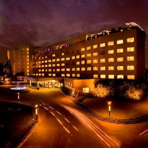 Night Shot Exterior at The Lalit Ashok Bangalore