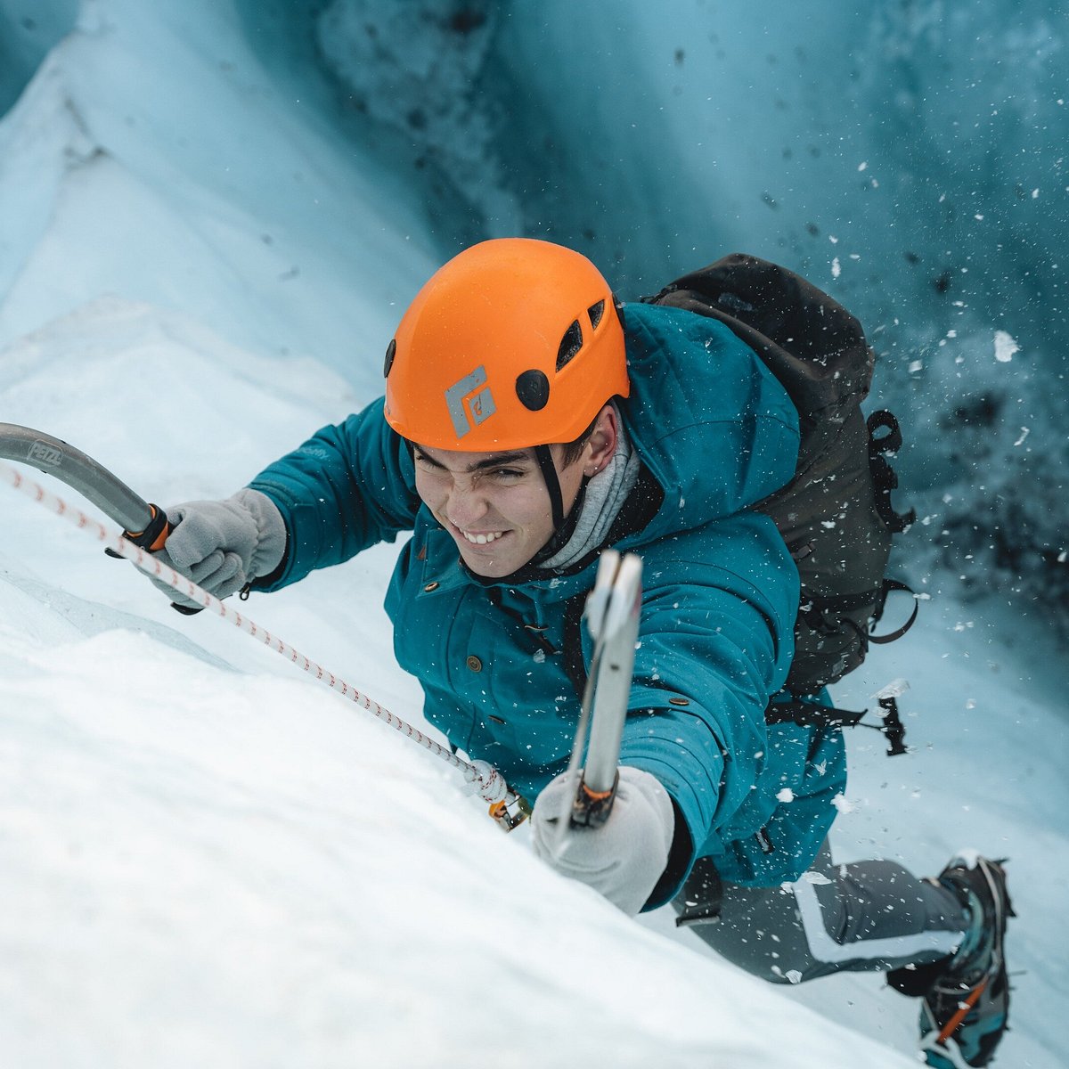 Ice Climbing.