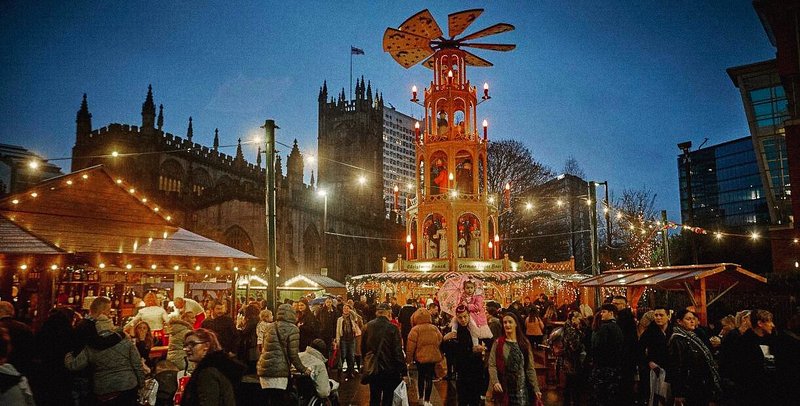 Manchester Christmas Market in the UK