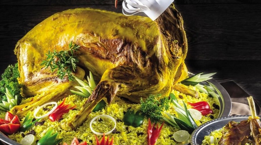 Nasi Mandhi Full Kambing Duduk