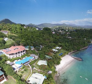 The Adult-only Calabash Cove Resort on St. Lucia is the perfect place for couples to unwind and reconnect.
