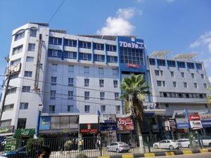 7 Days Hotel in Irbid, image may contain: City, Office Building, Urban, Condo